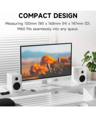 Bookshelf Speakers, 66W RMS Desktop Speakers with Stands