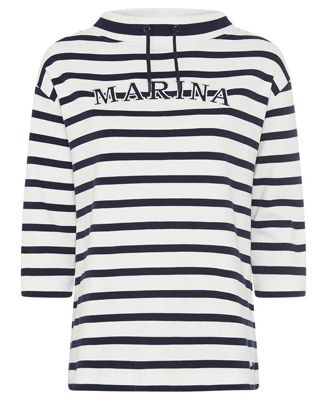 Женский трикотажный топ Olsen в морскую полоску от Olsen