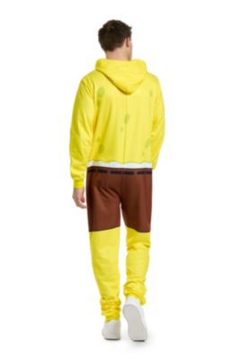 OppoSuits Men's Official SpongeBob Union Suit - Nickelodeon Body Suit for Adults - Yellow
