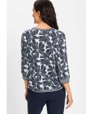 Женская футболка Olsen с цветочным принтом