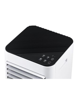 10,000 BTU Portable Air Conditioner (6,000 BTU DOE), Compact AC Design with Easy Setup Window Venting Kit, Self-Evaporative System, Quiet Operation, Dehumidifying Mode with Remote and Timer