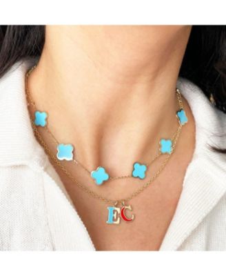 Амулет с драгоценным камнем Lovery C Initial из золота 14 Карат