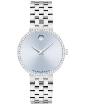 Movado Women's Museum Classic Lab Grown Diamond Swiss Quartz