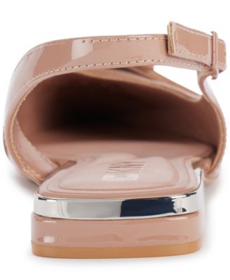 Clemma Buckle Slingback Flats