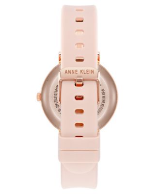 Women's Connect It Prism Smartwatch with Rose Gold-Tone Metal Alloy and Pink Silicone Band, 30mm