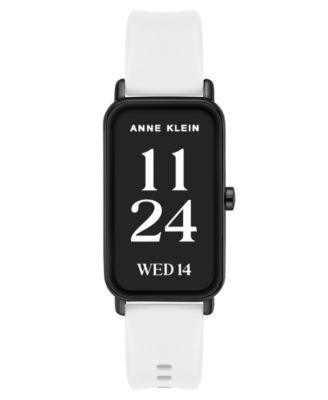 Women's Connect It Illume Smartwatch with Black Leather and White Silicone Band, 37mm