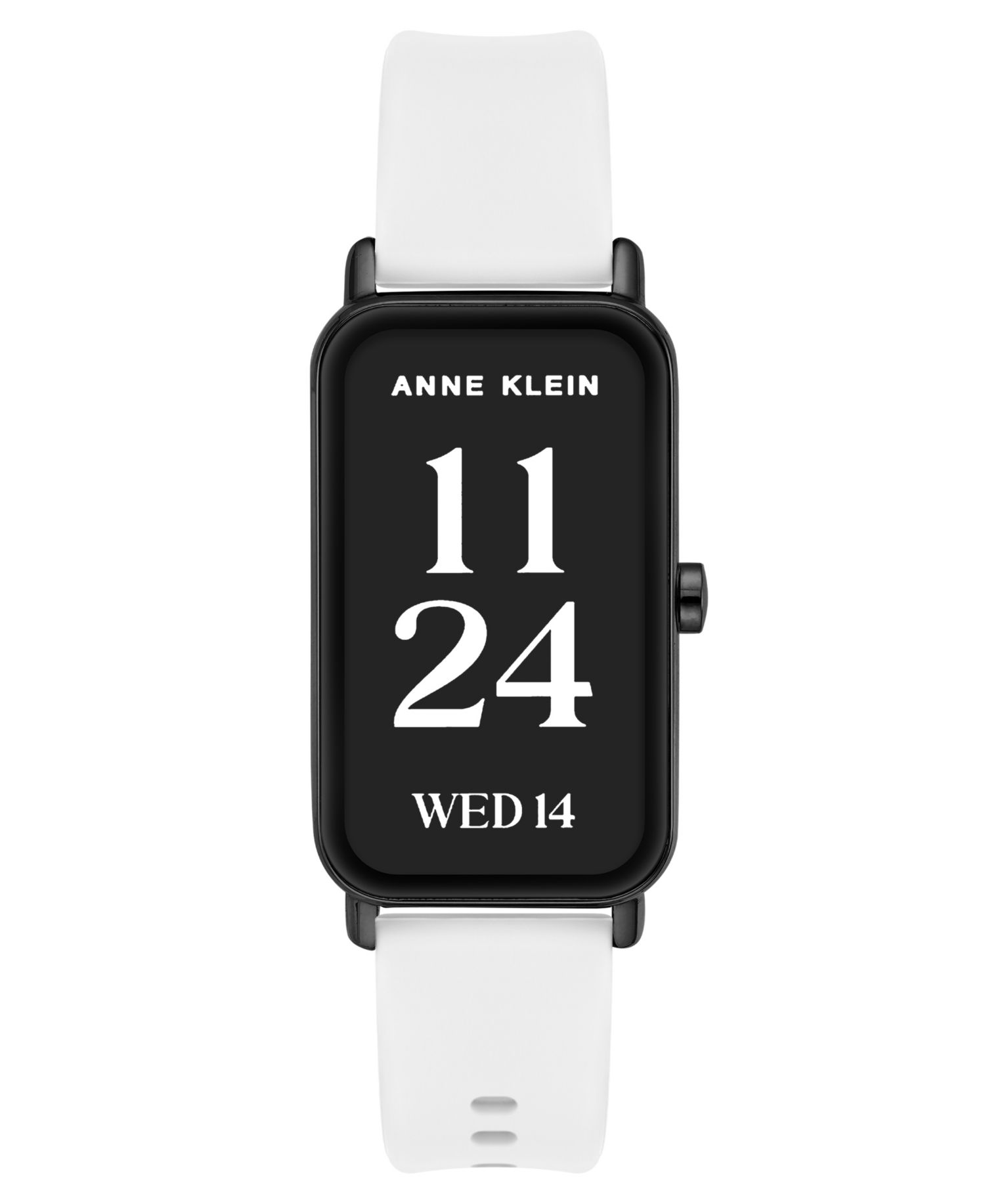 Women's Connect It Illume Smartwatch with Black Leather and White Silicone Band, 37mm