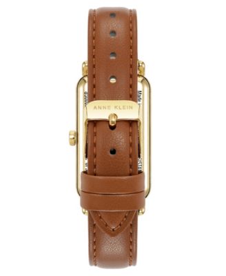 Women's Connect It Illume Smartwatch with Brown Leather and Blue Silicone Band, 37mm