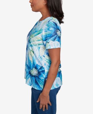 Women's Crew Neck Floral Top