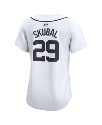 Женская футболка Nike Tarik Skubal White Detroit Tigers Limited от Nike для игроков с ограниченной ответственностью