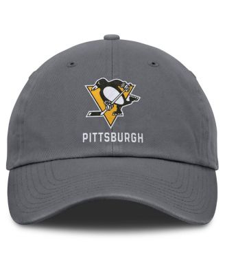 Мужская угольная шляпа Fanatics Pittsburgh Penguins с регулируемой посадкой