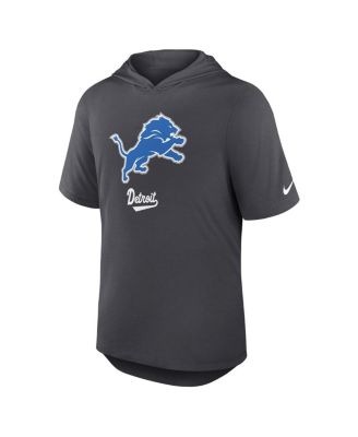 Мужская футболка с капюшоном Nike Anthracite Detroit Lions Tri-Blend Performance Hoodie от Nike