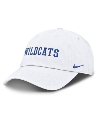 Nike - Men's  White Kentucky Wildcats Core Club Mascot Wordmark Adjustable Hat