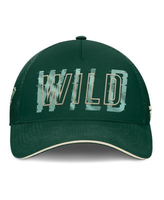 Мужская зеленая шляпа Minnesota Wild Fundamental Flex от Fanatics