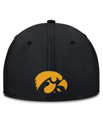 Мужская черная кепка Nike Iowa Hawkeyes Local Swoosh Flex от Nike