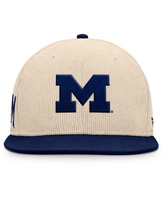 Мужская коричневая шляпа Fanatics Michigan Wolverines Catcher Snapback