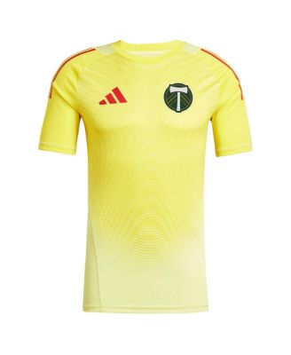 Мужская желтая майка вратаря Portland Timbers 2025 от Adidas