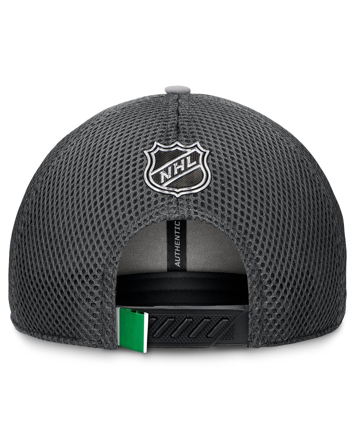Fanatics Men's Gray Vancouver Canucks Authentic Pro Home Ice Trucker Adjustable Hat In Gray
