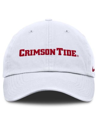 Мужская белая регулируемая шляпа Nike с эмблемой клуба-талисмана Alabama Crimson Tide Core Club