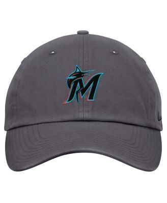 Men's Gray Miami Marlins Club Adjustable Hat