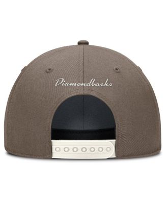 Мужская коричневая шляпа Nike Arizona Diamondbacks с регулируемой посадкой по высоте
