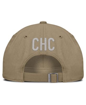 Мужская регулируемая кепка Nike Chicago Cubs Club оливкового цвета от Nike