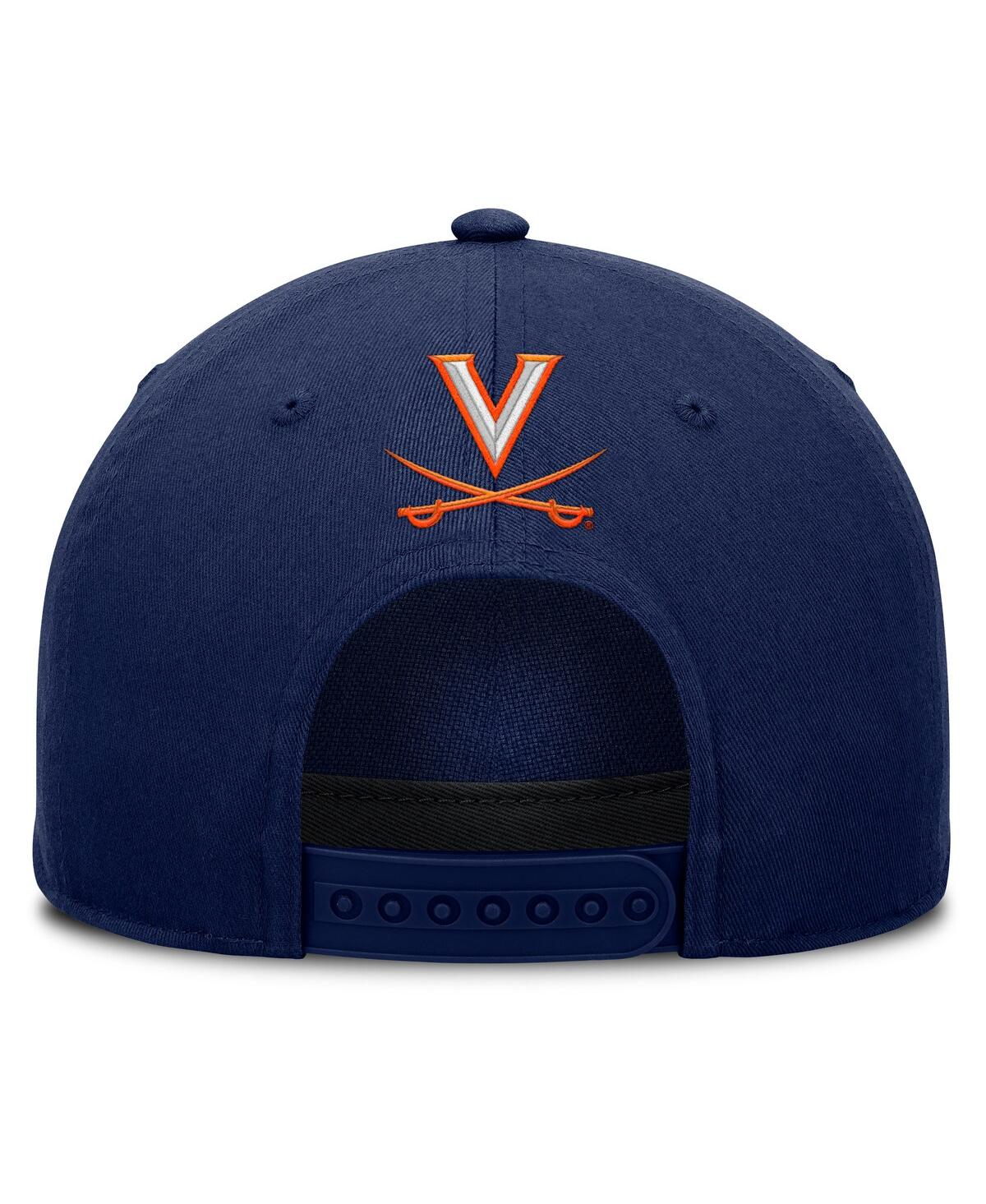 Fanatics Men's Navy Virginia Cavaliers Foul Ball Rope Adjustable Hat In Navy
