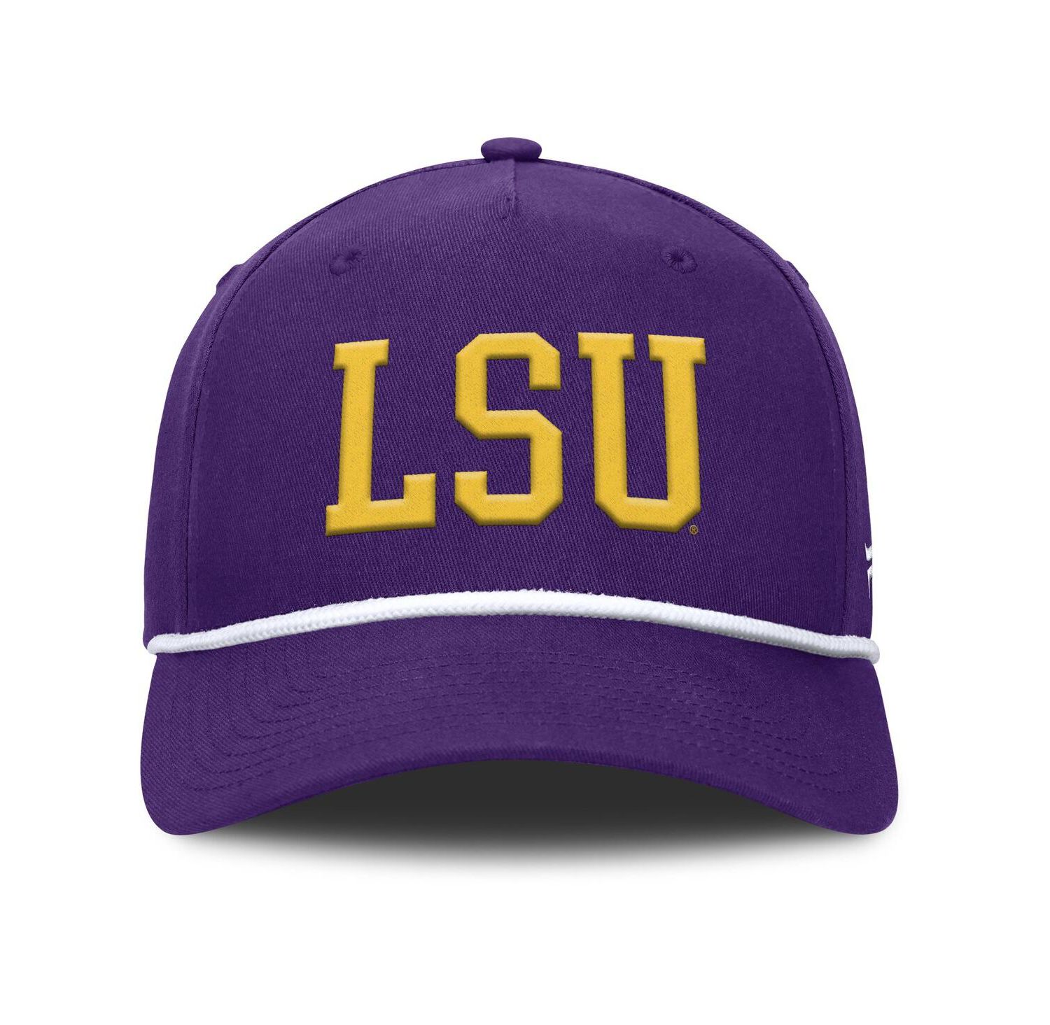 Men's Purple LSU Tigers Foul Ball Rope Adjustable Hat
