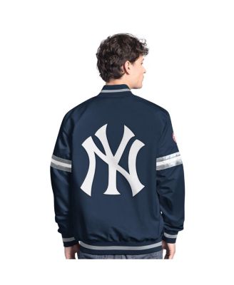 Мужская куртка для начинающих скаутов New York Yankees, темно-синяя, с застежкой на молнию