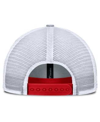 Мужская красная кепка Fanatics Red Detroit Red Wings Fundamental с регулируемой посадкой для дальнобойщиков