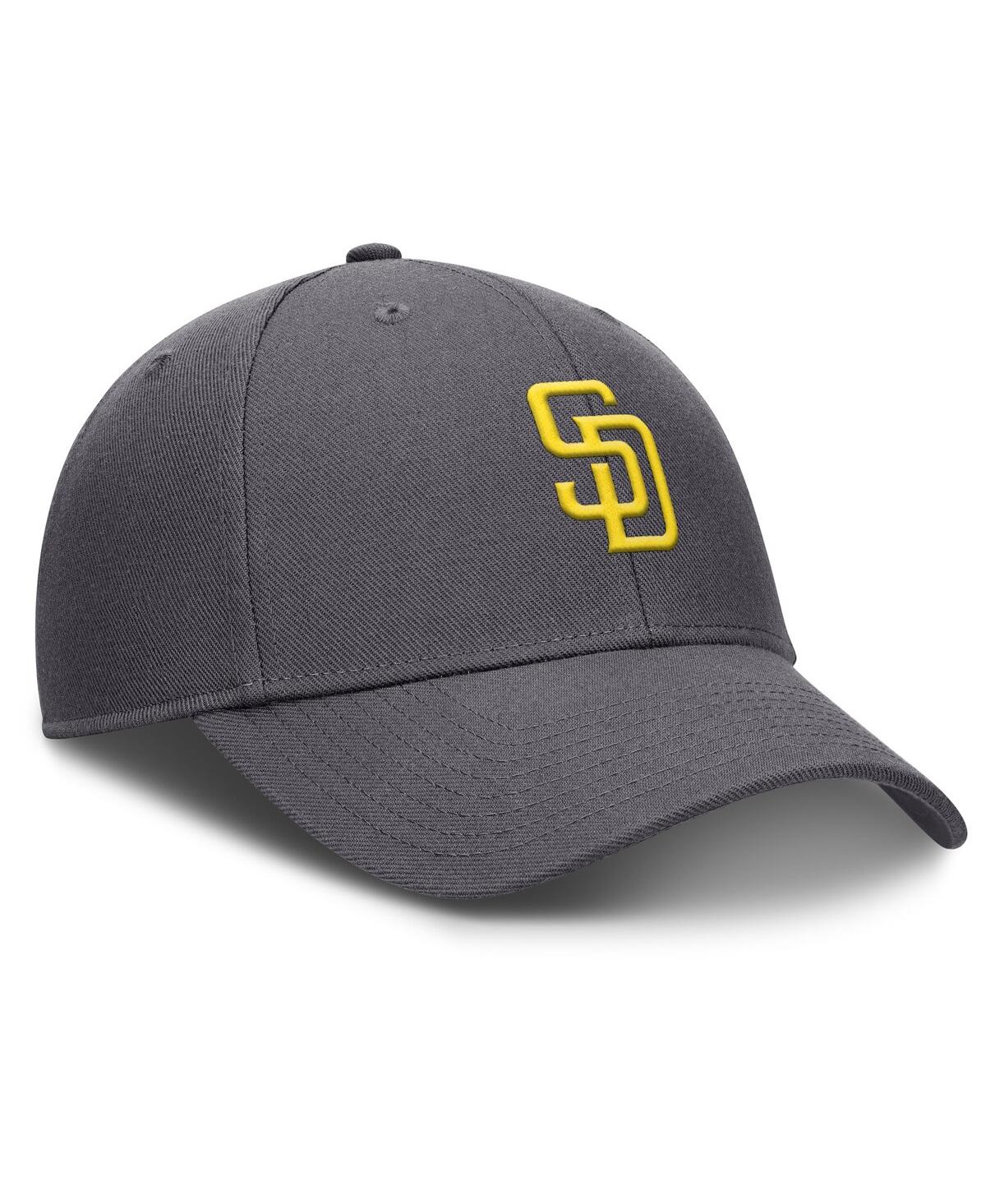 Nike Men's Gray San Diego Padres Club Performance Adjustable Hat In Gray