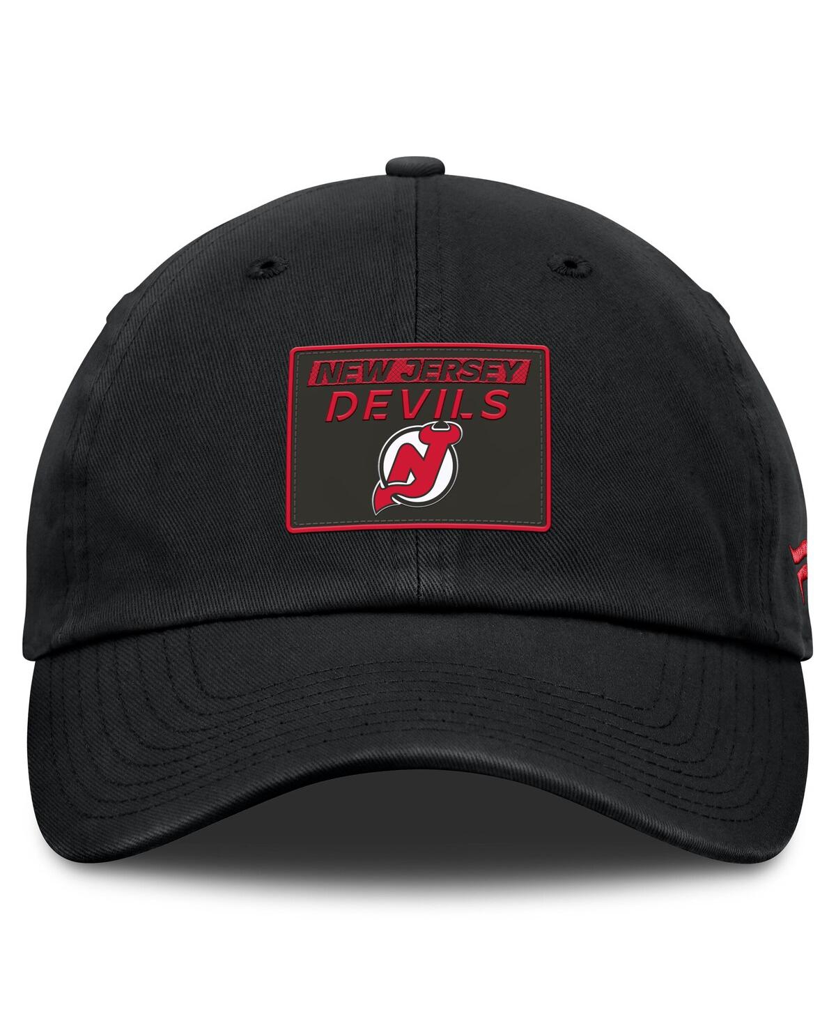 Fanatics Men's Black New Jersey Devils Authentic Pro Prime Adjustable Hat In Black