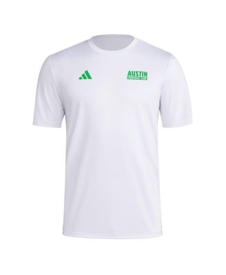 Мужская белая футболка Adidas Austin FC Local с запахом от Adidas