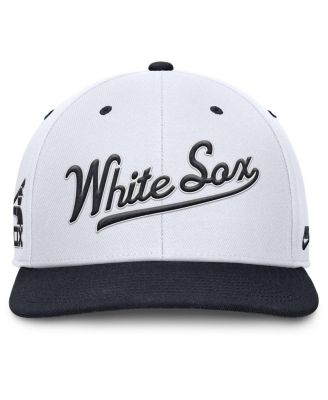 Men's White/Navy Chicago White Sox Cooperstown Collection Pro Performance Snapback Hat