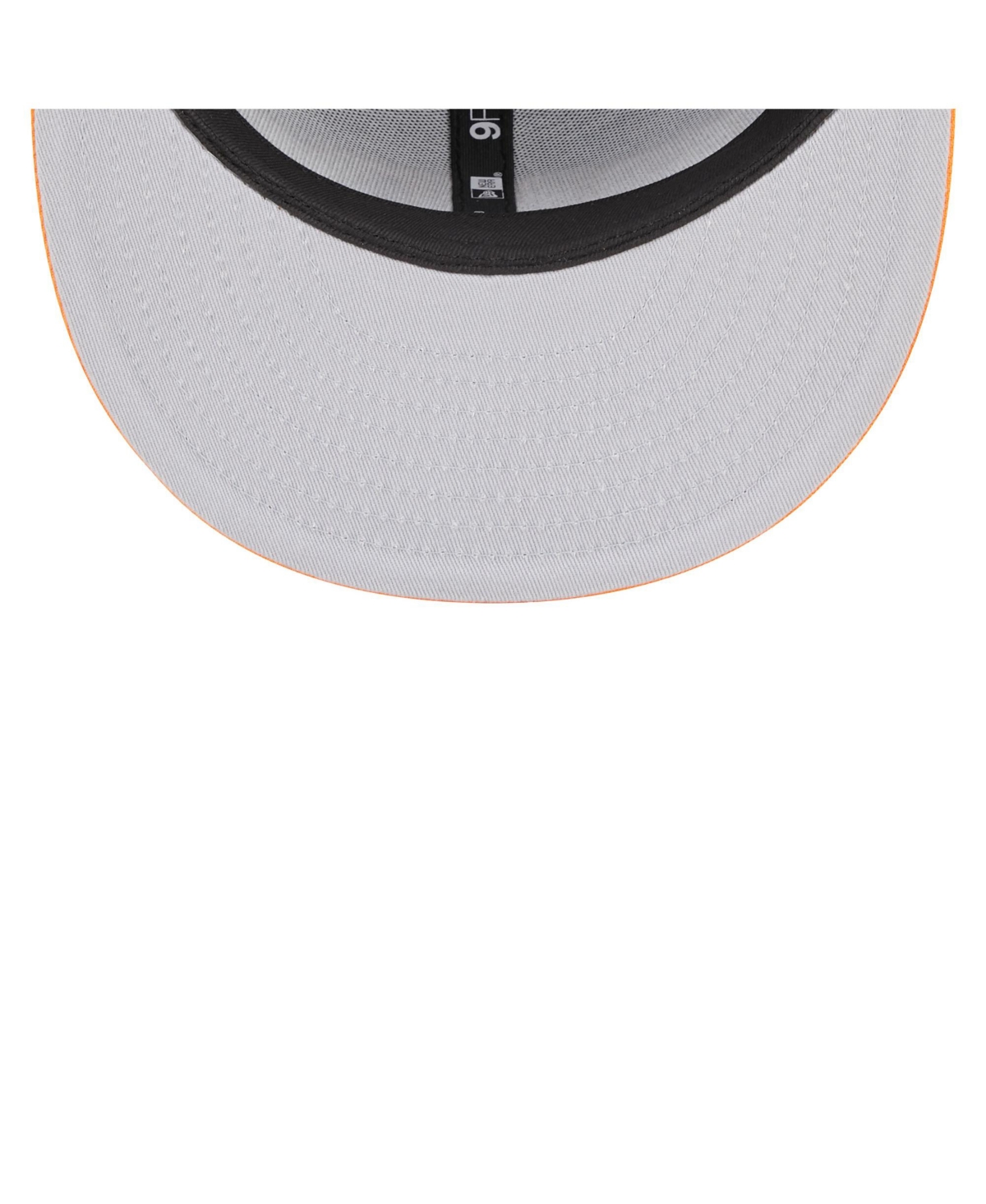 New Era Men's Black/orange Phoenix Suns Jersey Hook Statement Edition 9fifty Snapback Hat