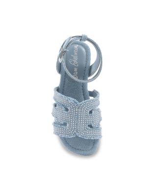 Little and Big Girls Bella Bay Denim Bay Sandals