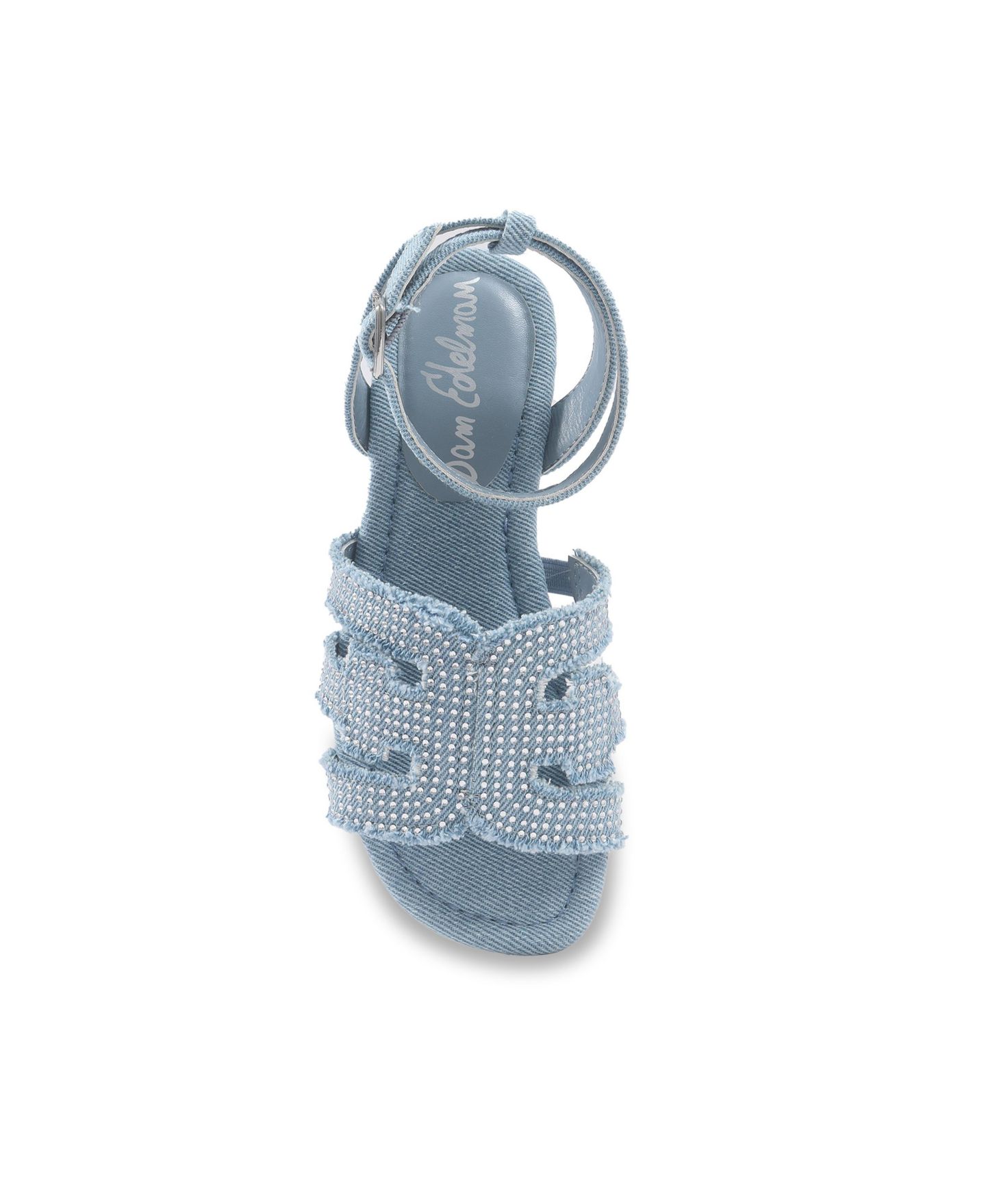 Сандалии Sam Edelman Bella Bay Denim Bay Sandals для девочек, цвет: Джинсовый — фото 6