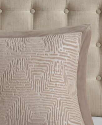 Pescal Oversized Velvet 8-Pc. Comforter Set, Full/Queen