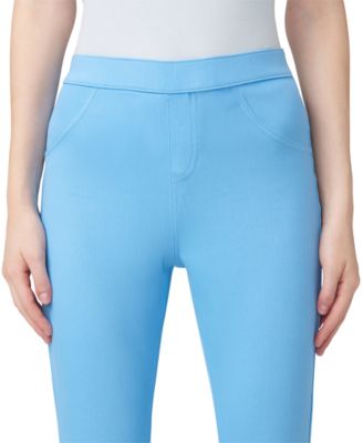Women's Mid-Rise Pull-On Denim Capri Leggings