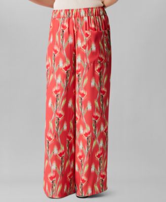 Женские брюки на завязках с цветочным принтом Calvin Klein