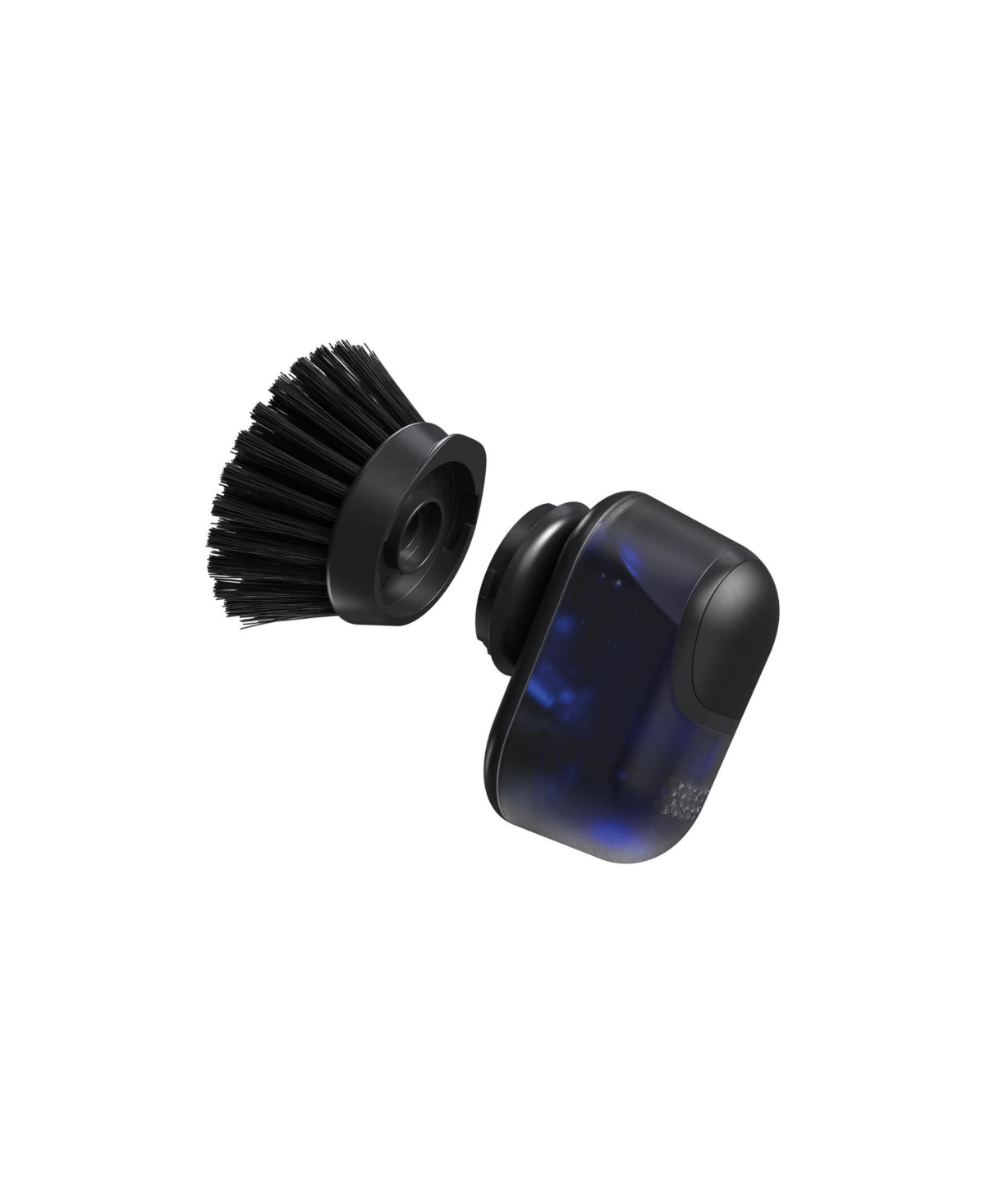 SinkTech 2-Piece Soap-dispensing Palm Brush with Storage Stand - Black