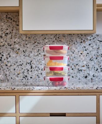 Nest Lock 8-Piece Rectangular Food Storage Container Set