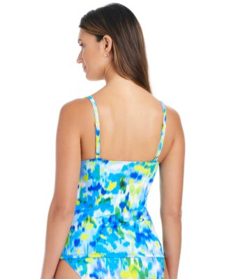 Пляжный топ-танкини Bleu by Rod Beattie от Women's Life's A и хипстерские плавки-бикини-саронг