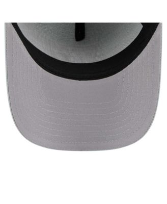 Мужская серая шляпа Oakland Raiders Gridiron Classics A-образной формы с регулируемой длиной 9 ДЮЙМОВ от New Era