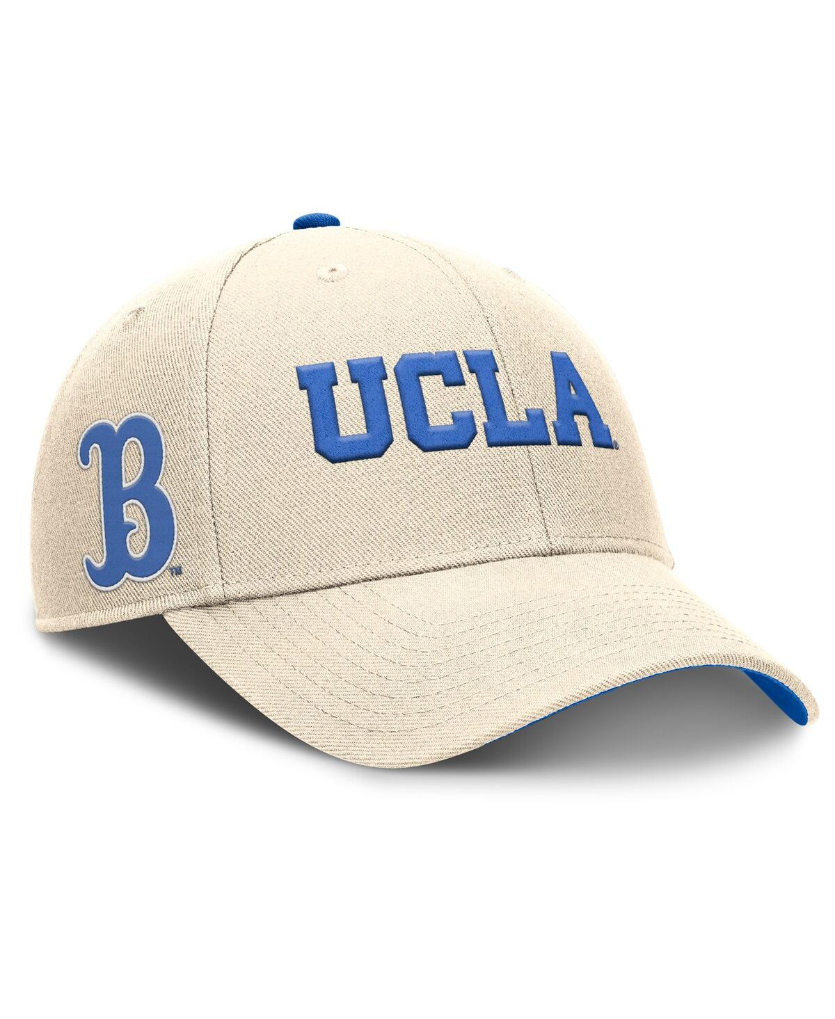 JORDAN MEN'S NATURAL UCLA BRUINS PRIMETIME RISE ADJUSTABLE HAT 