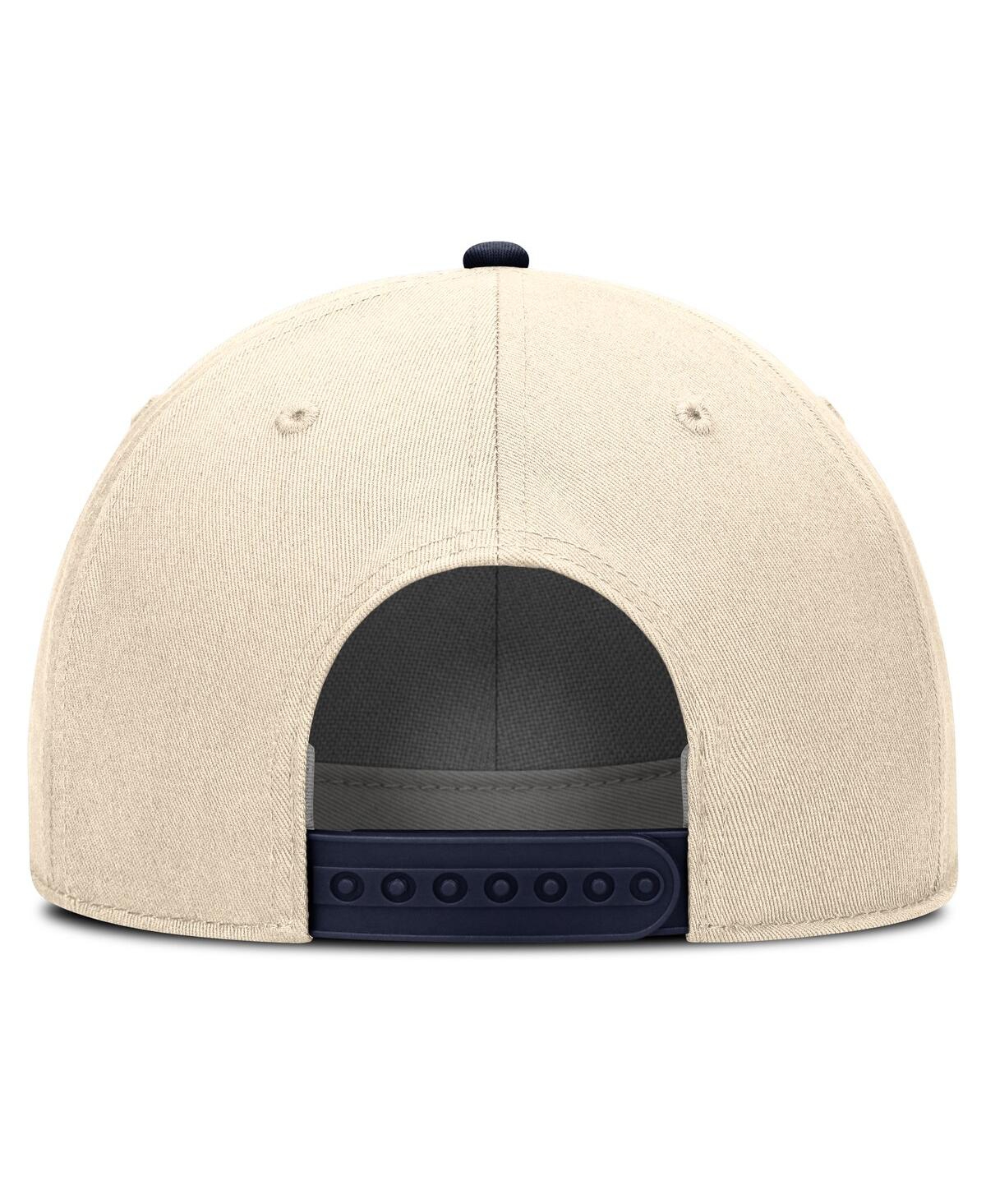 JORDAN MEN'S NATURAL MICHIGAN WOLVERINES PRIMETIME RISE ADJUSTABLE HAT 