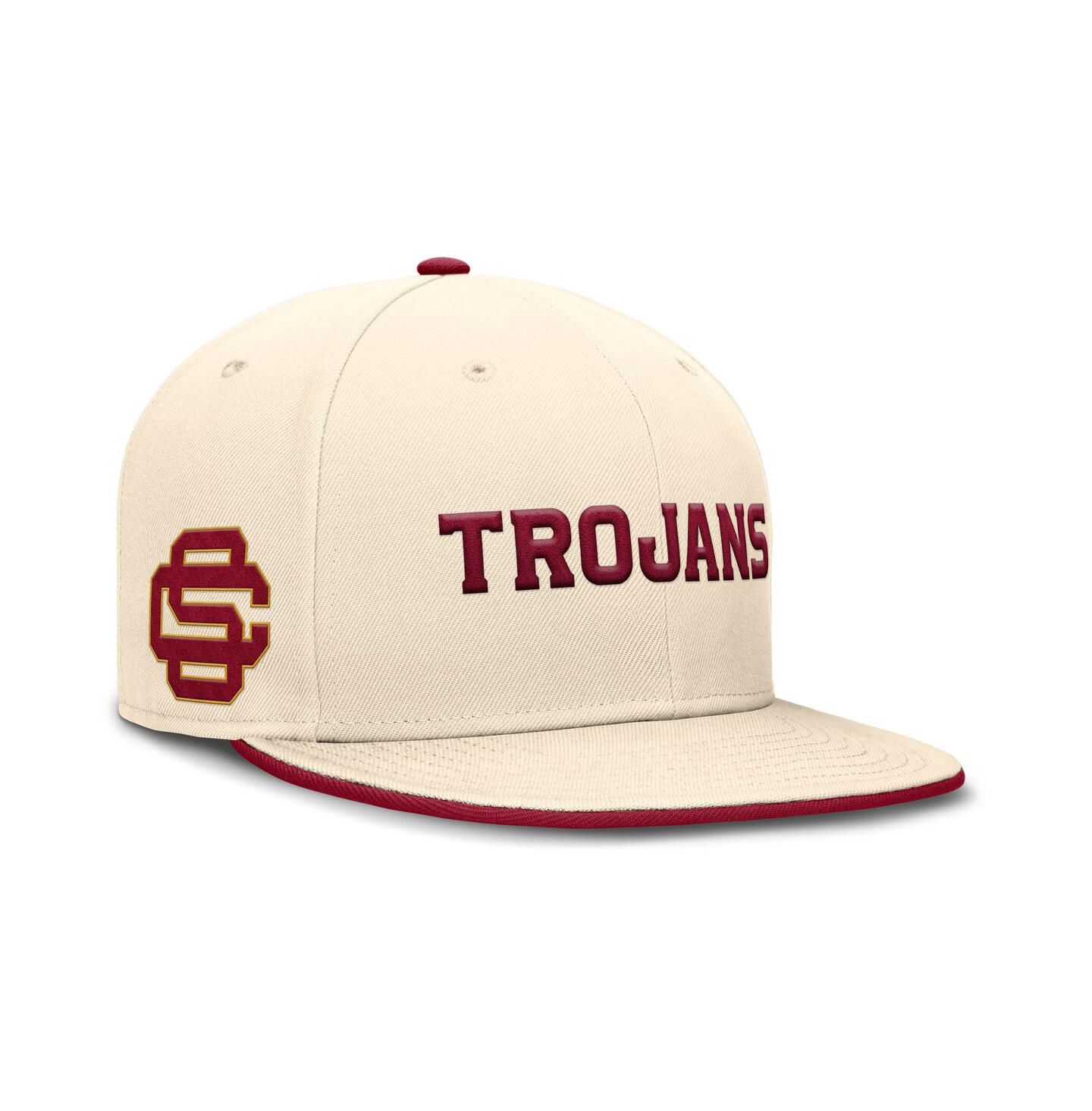 Мужская кепка Nike Natural USC Trojans Primetime True Performance Fitted Hat — фото 1
