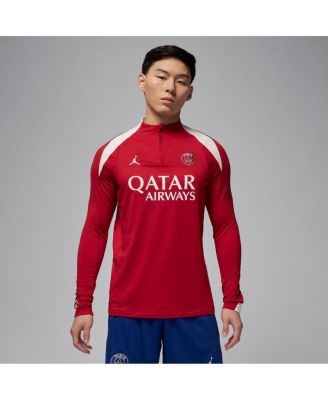 Jordan - Men's  Red Paris Saint-Germain Fourth 2024/25 Strike Drill Top