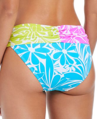 Хипстерские плавки-бикини Bleu by Rod Beattie от Women's Sock It To Me с принтом в виде саронга