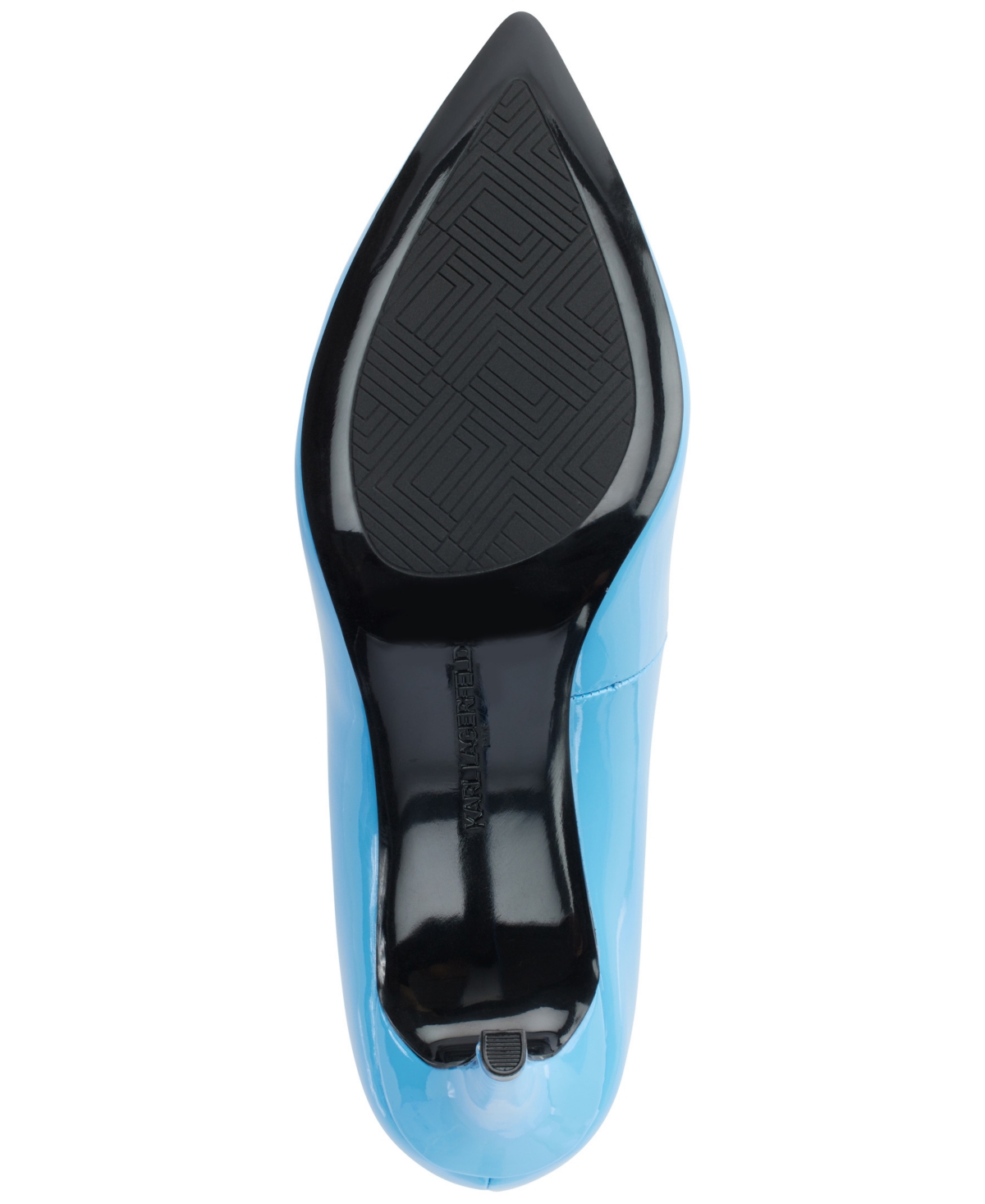 Shop Karl Lagerfeld Women's Royale High-heel Pumps In Azure Blue